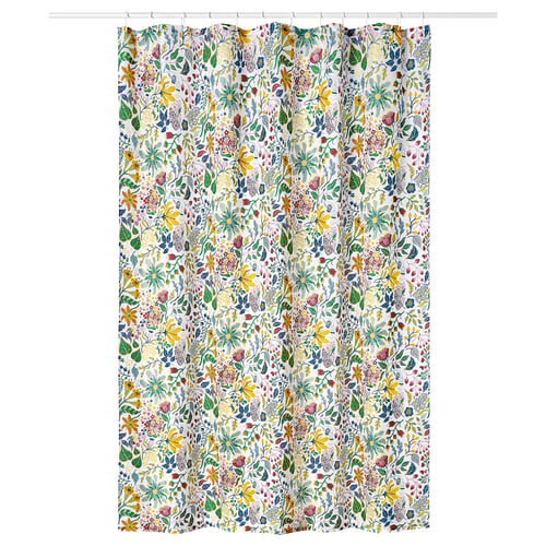 STRANDLUMMER Rideau de douche, multicolore, 180x200 cm