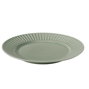 STRIMMIG Assiette, grès gris-vert pâle, 27 cm