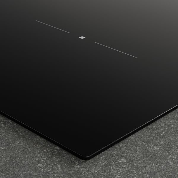 TÄCKNAN Plaque de cuisson av hotte intégrée, IKEA 300 noir, 80 cm