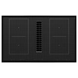 TÄCKNAN Plaque de cuisson av hotte intégrée, IKEA 500 noir, 83 cm
