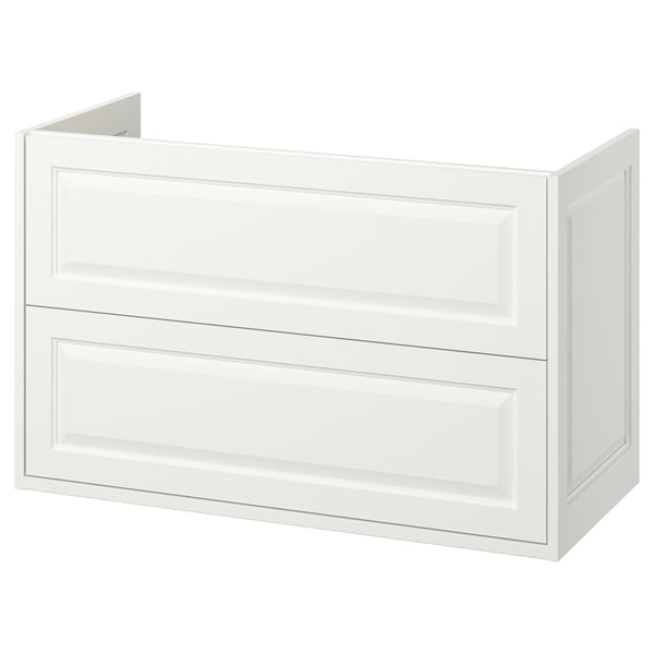 TÄNNFORSEN Meuble lavabo avec tiroirs, blanc, 100x48x63 cm