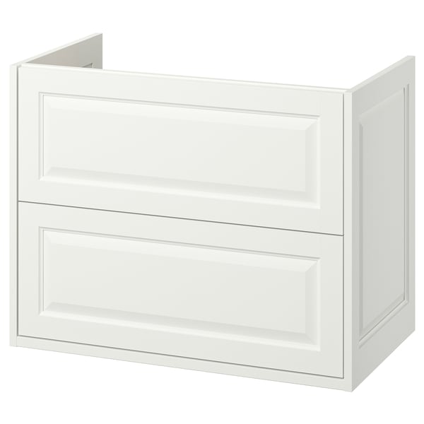 TÄNNFORSEN Meuble lavabo avec tiroirs, blanc, 80x48x63 cm