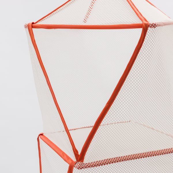 TIGERFINK Rangement 5 compartiments, beige/orange