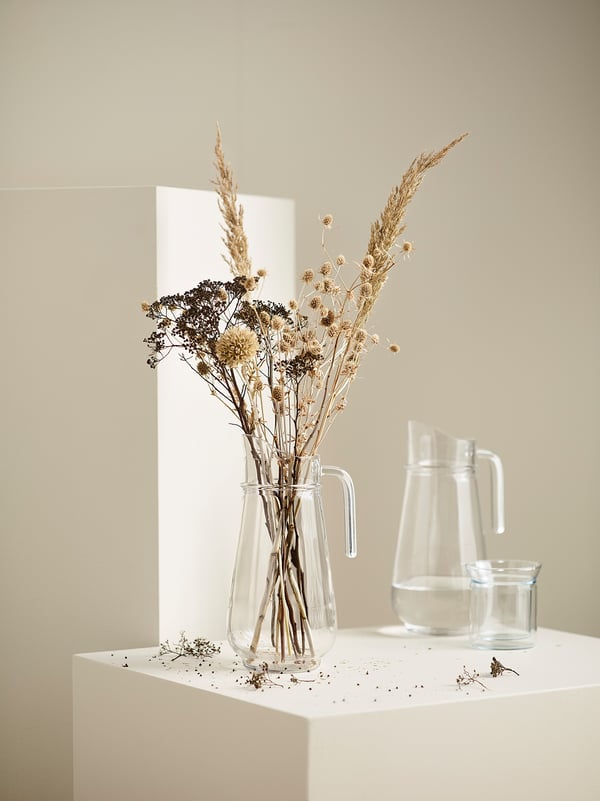 TILLBRINGARE Pichet, verre transparent, 1.7 l