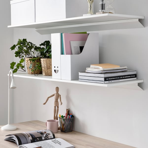 TJABBA Range-revues, blanc