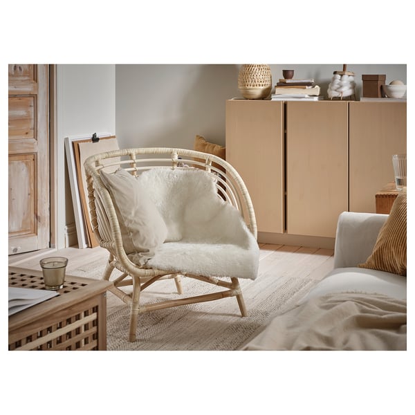 TOFTLUND Tapis, blanc, 55x85 cm