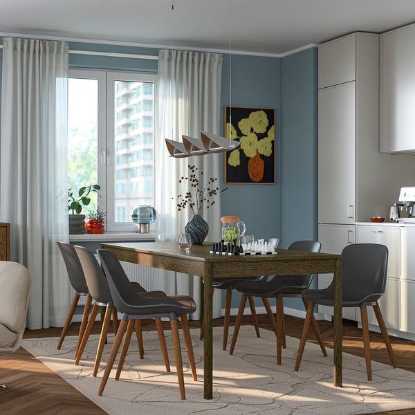 TONSTAD / GRÖNSTA Table et 6 chaises