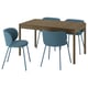 TONSTAD / KRYLBO Table et 4 chaises