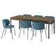 TONSTAD / KRYLBO Table et 6 chaises