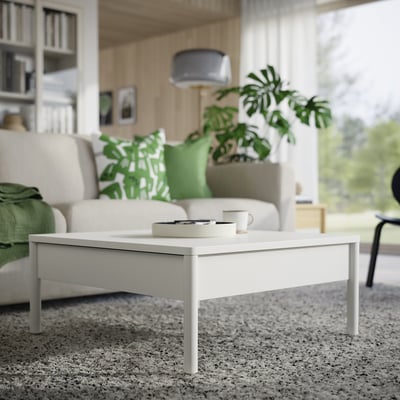 TONSTAD Table basse, blanc cassé, 84x82 cm