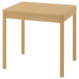 TONSTAD Table extensible, plaqué chêne, 80/120x70 cm