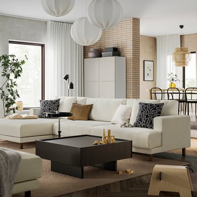 TRANERED Table d'appoint, noir