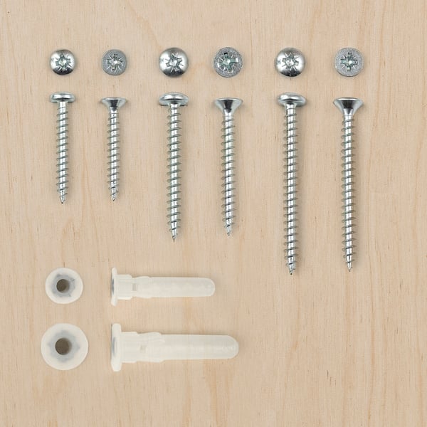 TRIXIG Set de 175 vis et chevilles