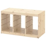TROFAST Structure, pin teinté blanc clair, 93x52 cm