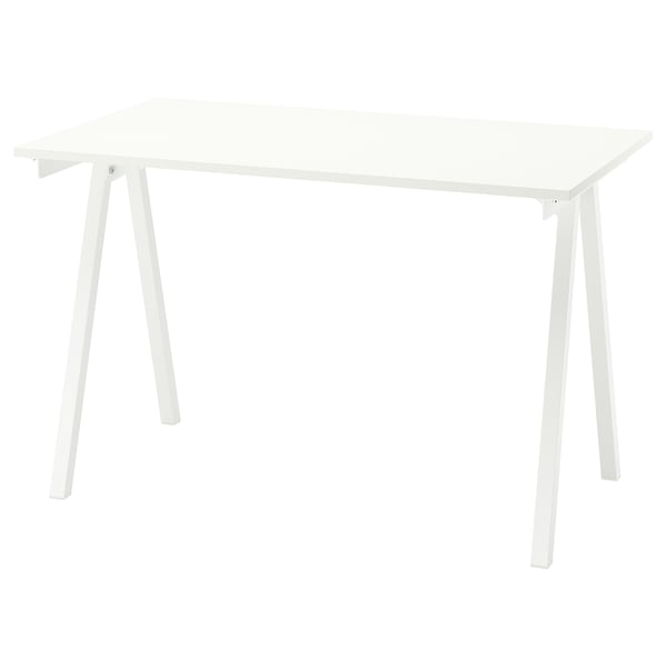 TROTTEN Bureau, blanc, 120x70 cm