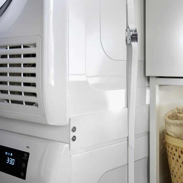 TYKARP Kit empilage lave-linge/sèche-linge