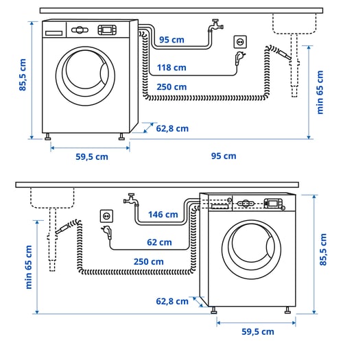 UDDARP Lave-linge, IKEA 500, 8 kg