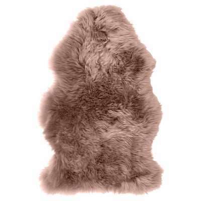 ULLERSLEV Peau de mouton, brun clair, 85 cm