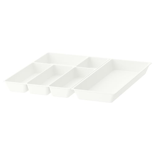 UPPDATERA Range-couverts/range-ustensiles, blanc, 52x50 cm