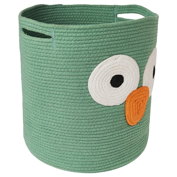 UPPSTÅ Sac de rangement, tressée/vert, 35 cm