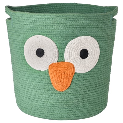 UPPSTÅ Sac de rangement, tressée/vert, 35 cm