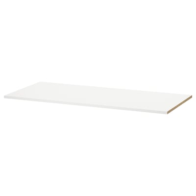 UTRUSTA Tablette pr élément bas d'angle, blanc, 128 cm