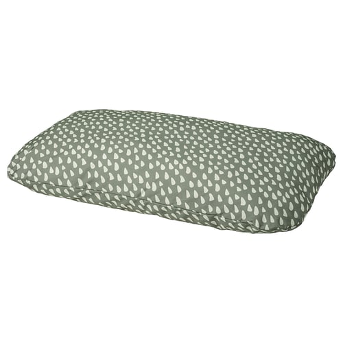UTSÅDD Coussin pour animal, gris vert/blanc cassé, 64x102 cm