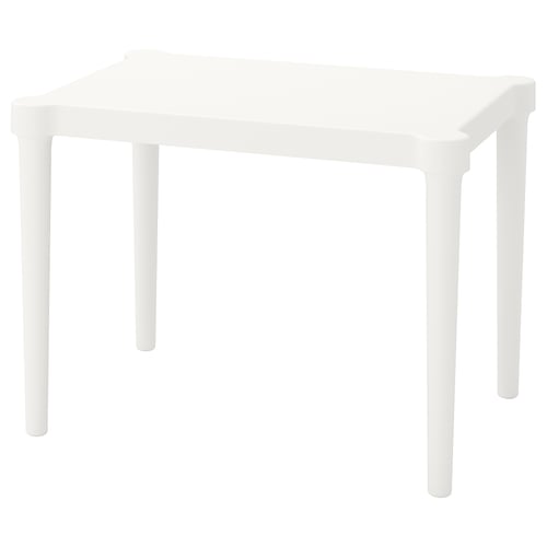 UTTER Table enfant, intérieur/extérieur/blanc