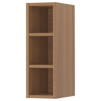 VADHOLMA Rangement ouvert, brun/frêne teinté, 20x37x60 cm