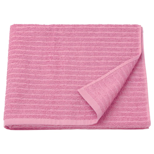 VÅGSJÖN Serviette de bain, rose, 70x140 cm