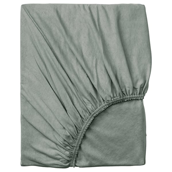VÅRVIAL Drap housse pour divan, gris vert, 80x200 cm