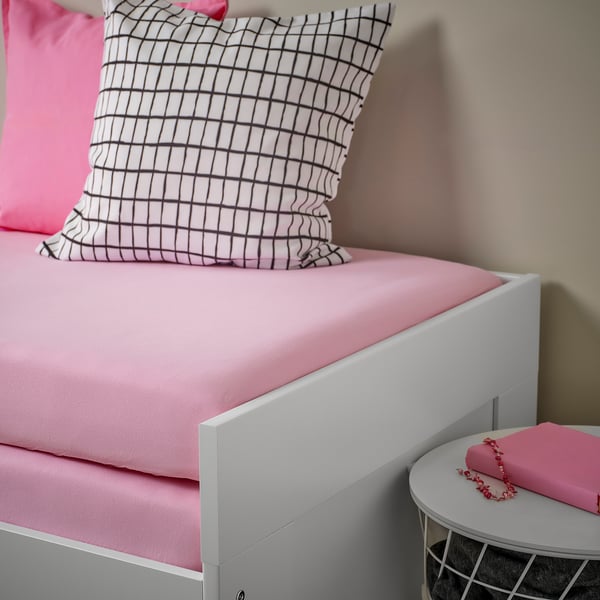 VÅRVIAL Drap housse pour divan, rose, 80x200 cm