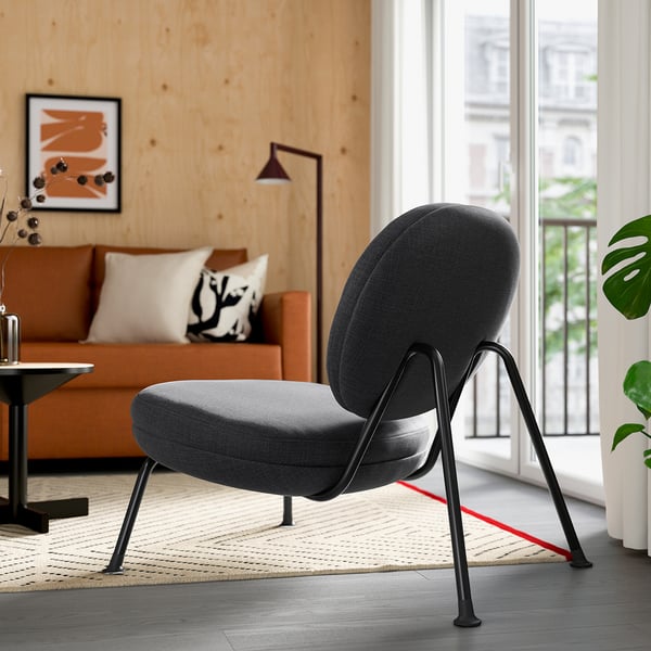 VEINGE Fauteuil, Skiftebo anthracite