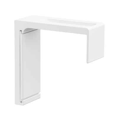 VIDGA Fixation murale, blanc, 6 cm