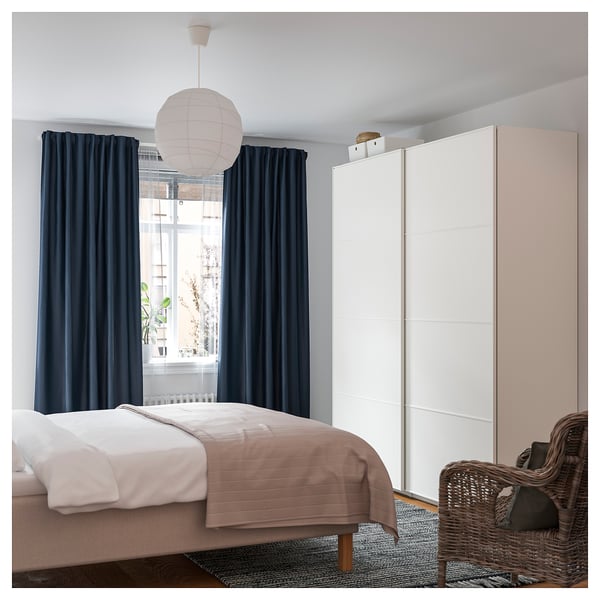 VIDGA Fixation murale, blanc, 6 cm
