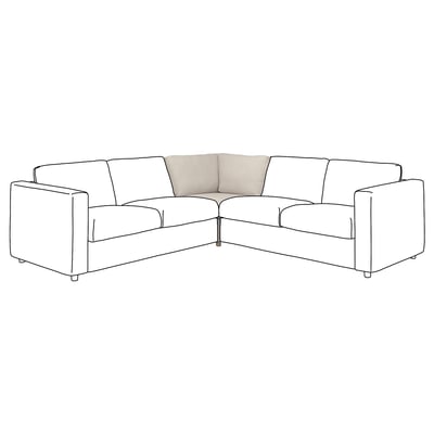 VIMLE Module d'angle, Gunnared beige