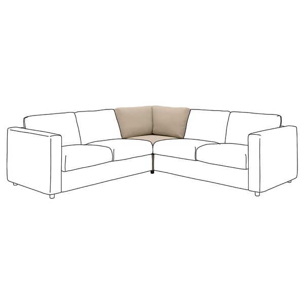 VIMLE Module d'angle, Kelinge beige