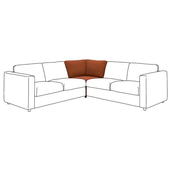 VIMLE Module d'angle, Mosshed brun-rouge