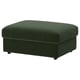 VIMLE Repose-pieds av rangement, Johanneshov vert foncé
