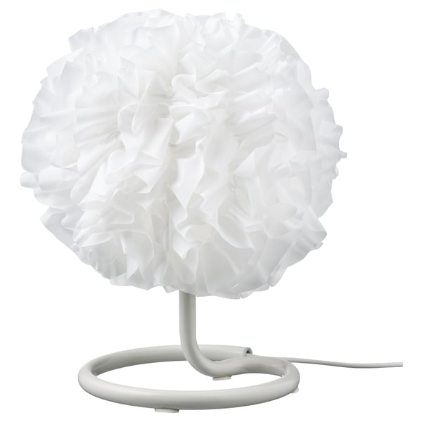 VINDKAST Lampe de table, blanc, 26 cm