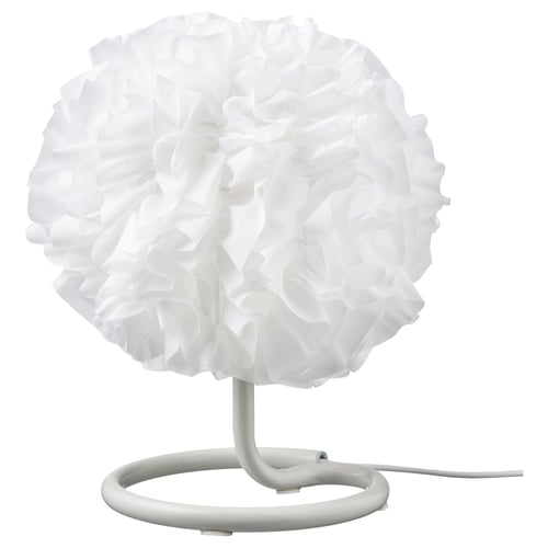 VINDKAST Lampe de table, blanc, 26 cm