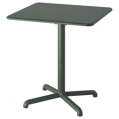 VISINGSÖ Table, extérieur/vert profond, 70x70 cm