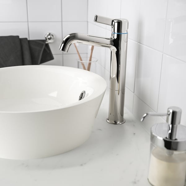 VOXNAN Mitigeur lavabo, grand, chromé