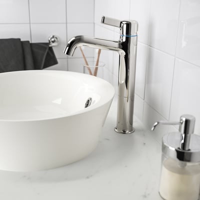 VOXNAN Mitigeur lavabo, grand, chromé
