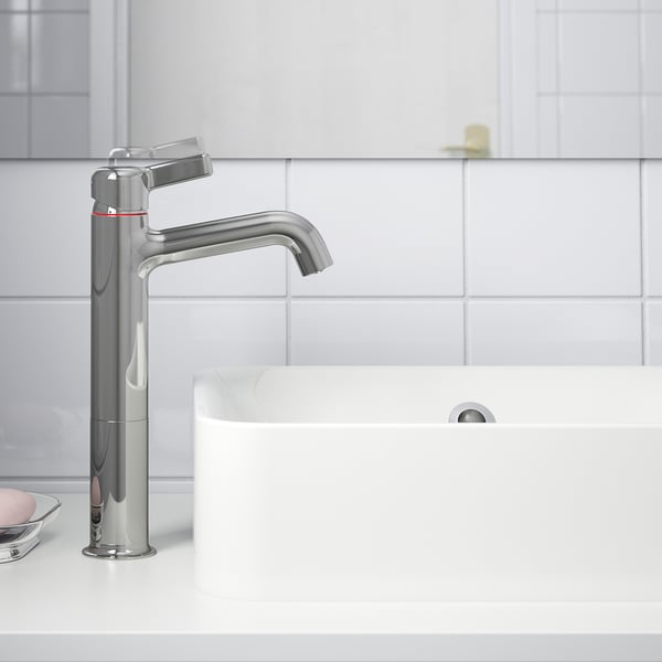 VOXNAN Mitigeur lavabo, grand, chromé