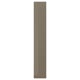 VOXTORP Panneau latéral de finition, brillant gris-brun foncé, 39x240 cm