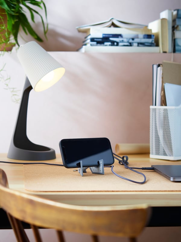 YUPPIENALLE Support pour téléphone portable, gris