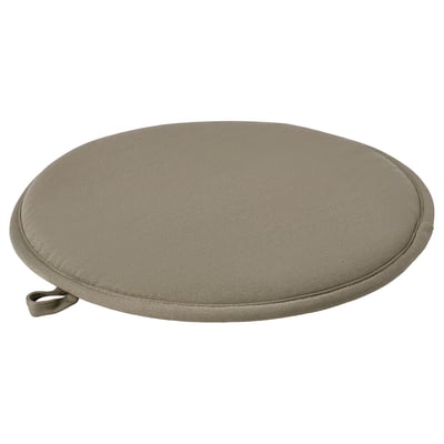 ÄNGSFRÄKEN Cuscino per sedia, beige scuro/da interno/esterno, 36 cm