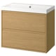 ÄNGSJÖN / BACKSJÖN Mobile lavabo con cassetti/lavabo