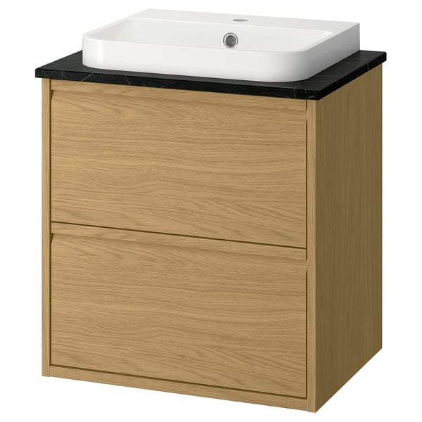 ÄNGSJÖN / BACKSJÖN Mobile lavabo con cassetti/lavabo
